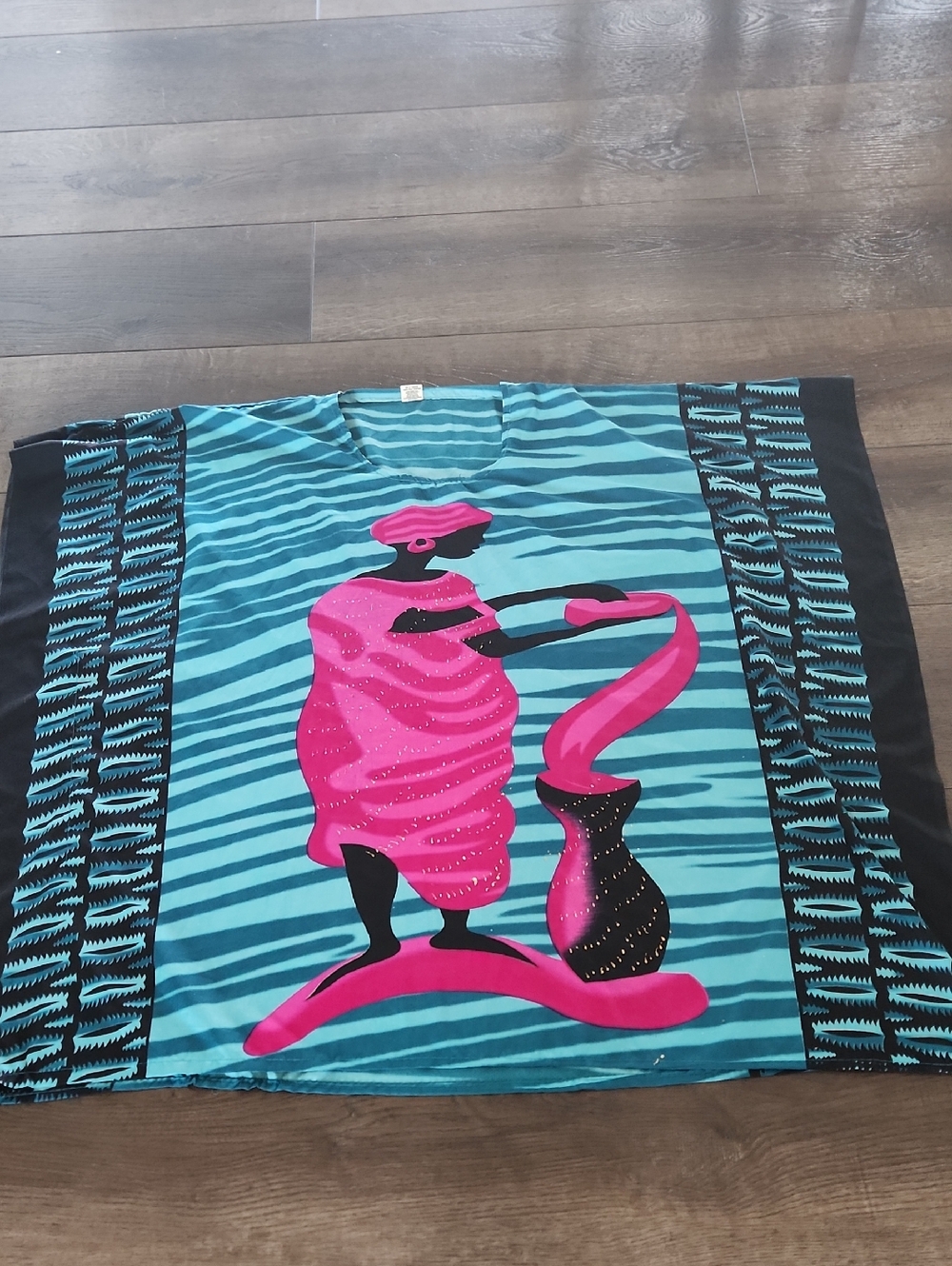 Gypsie Pink Lady Tribal Beach Cover Ups Kaftan Dress Plus Size Mumu Dresses